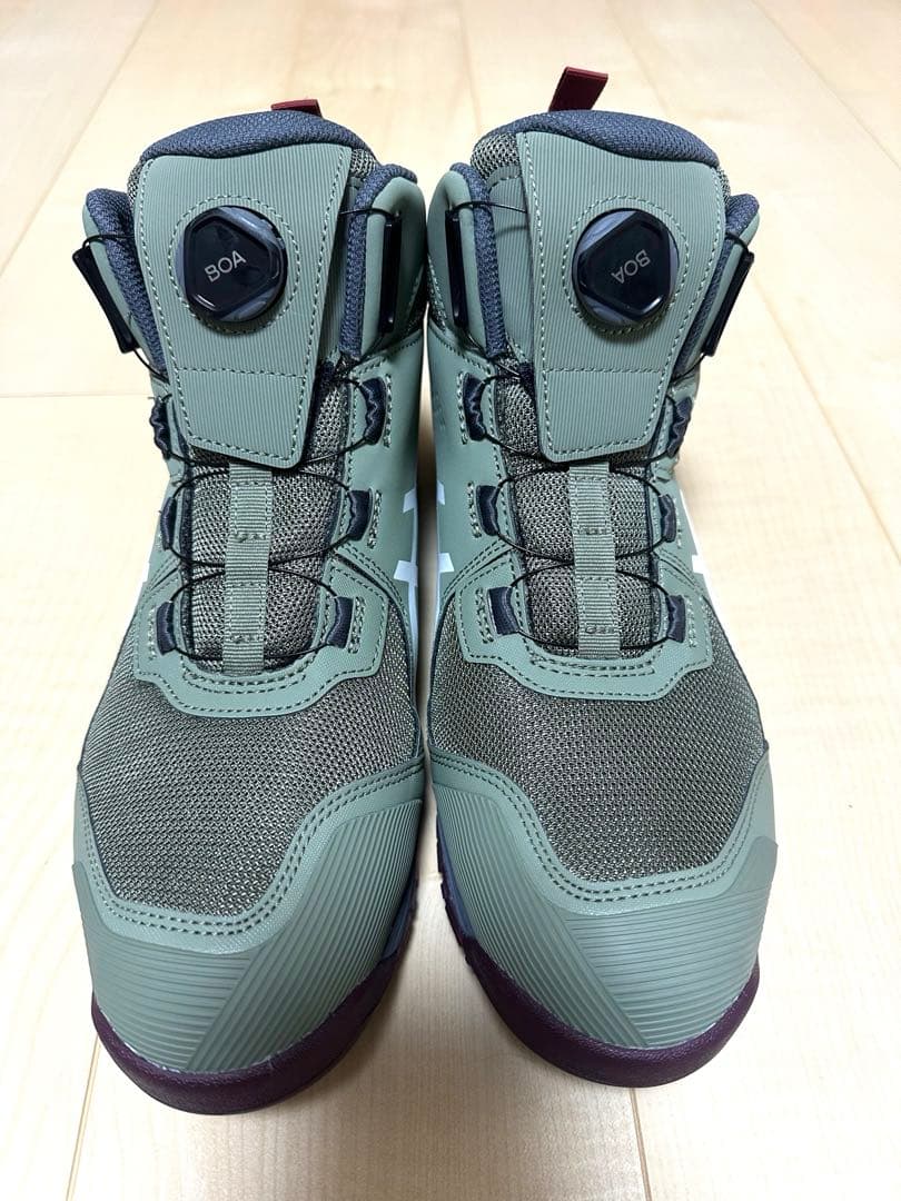 アシックス asics CP214 BOA ライケングリーン×ホワイト 28cm