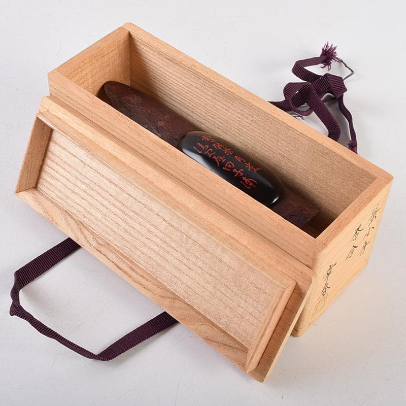 茶道具　畑幸春作　千鳥蒔絵　蜑小舟香合　共箱　V　R9518