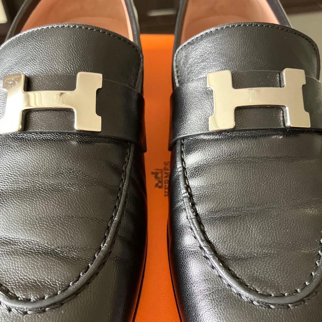 HERMES エルメス　モカシンパリ
