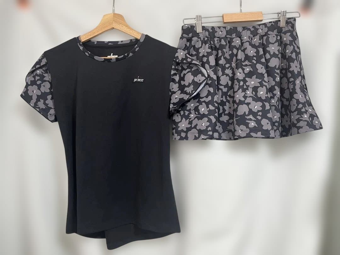 プリンス テニスウェア セットアップ 上下セット LL 花柄 2023FW 美品