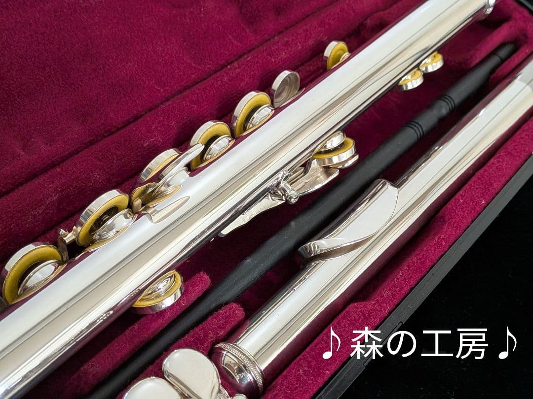 商談中【aoki.m】銀メッキヤマハフルートYFL211SⅡ Eメカ