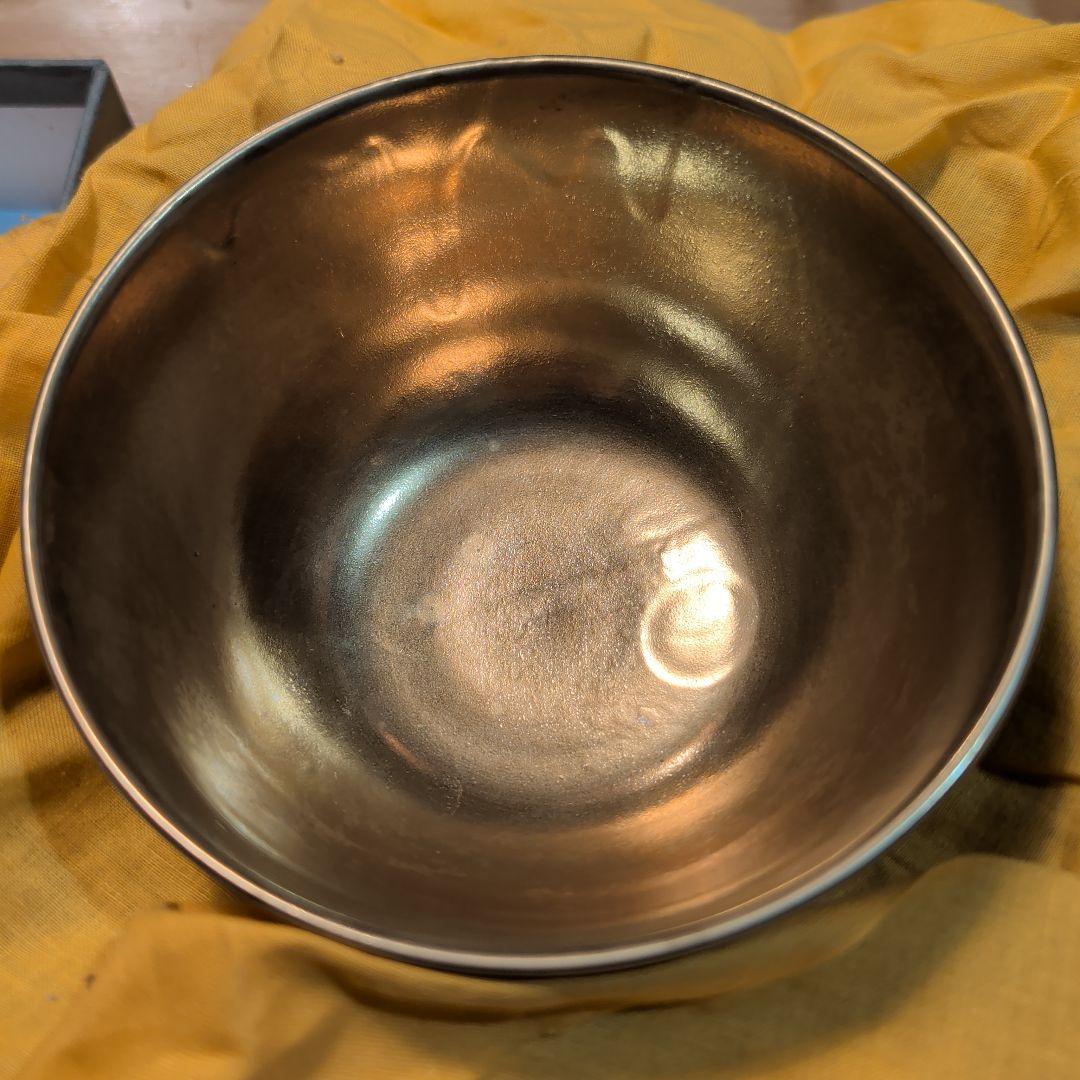 黄金長寿碗　純金茶碗