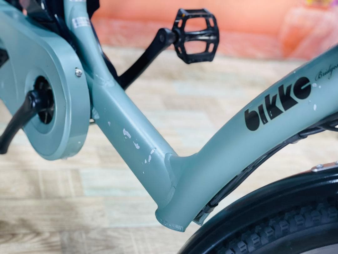 超人気！BIKKE ビッケ13AH⭐️ブリヂストン子供乗せ電動自転車Y2864