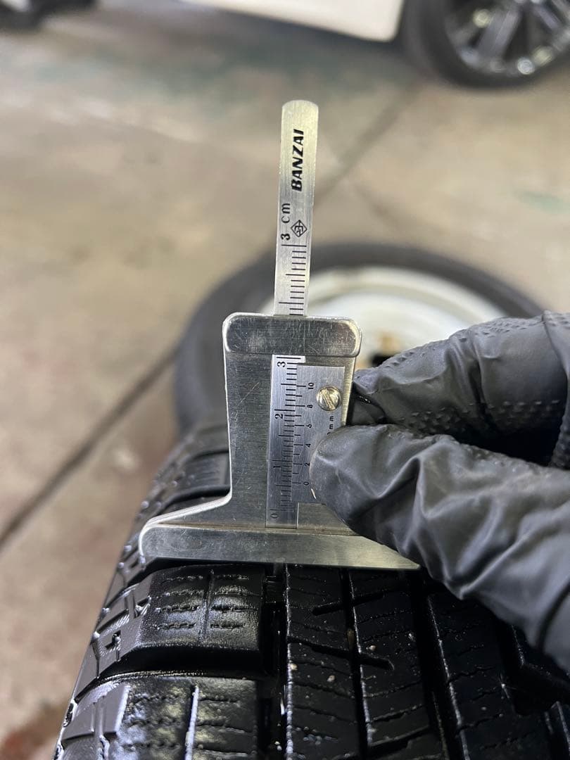 アイスガードiG60 155/70R13 22年製造 4本セット ホイール付き