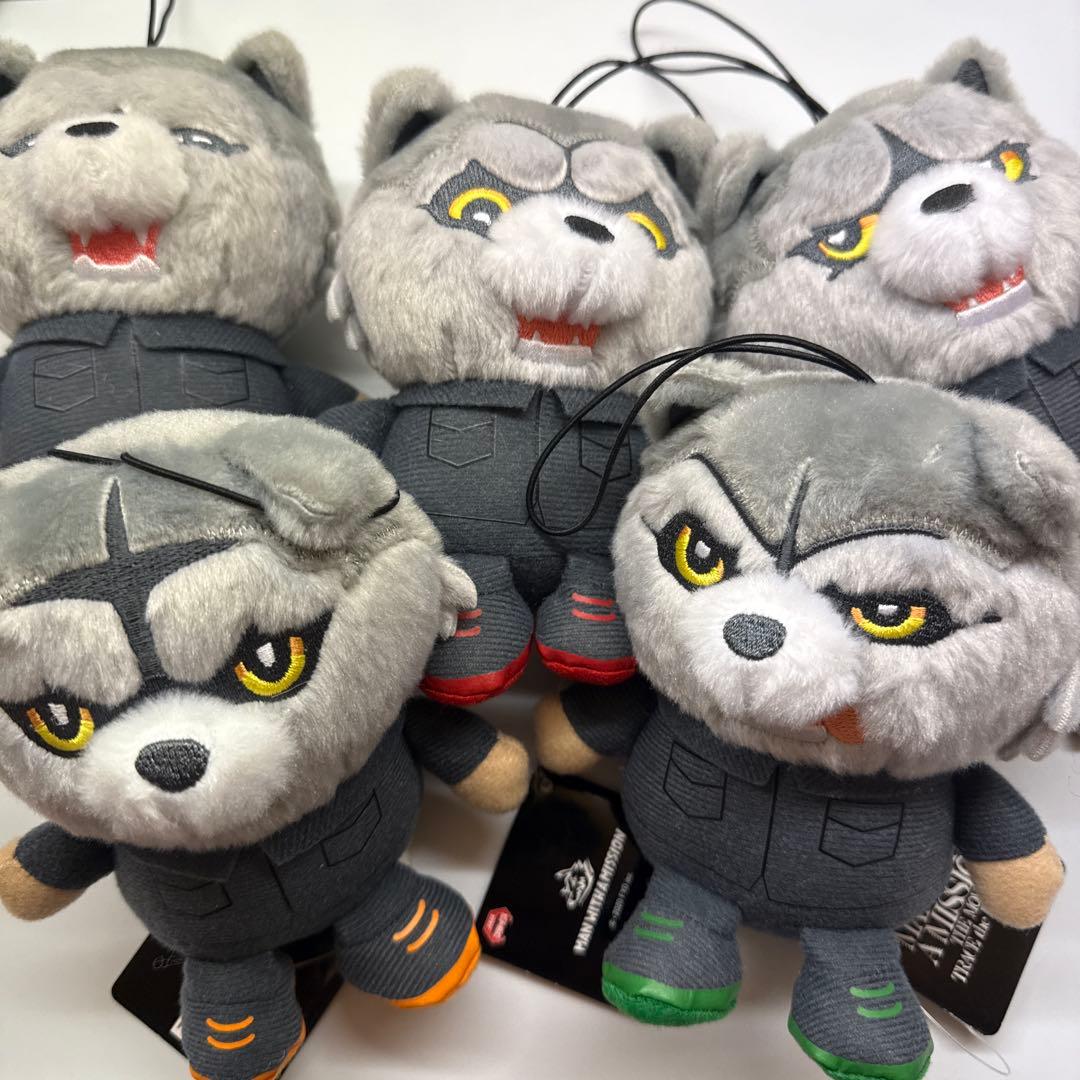 MAN WITH A MISSION ぬいぐるみ ストラップ