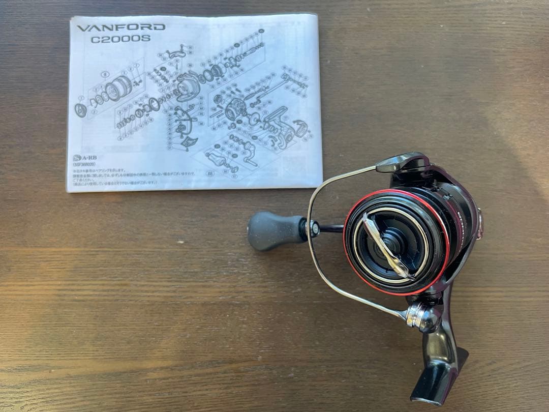 VANFORD C2000S スピニングリール 取扱説明書付き