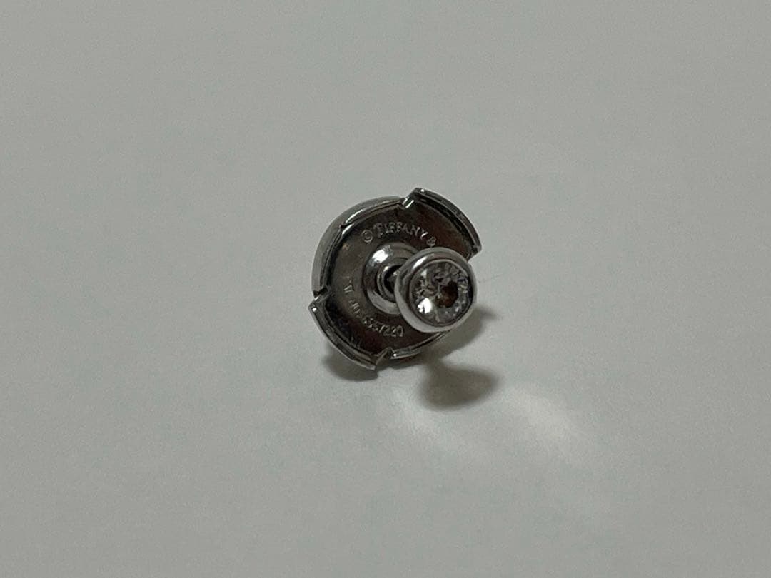 Tiffany& Co. バイザヤードピアス 片耳 ダイヤモンド プラチナ