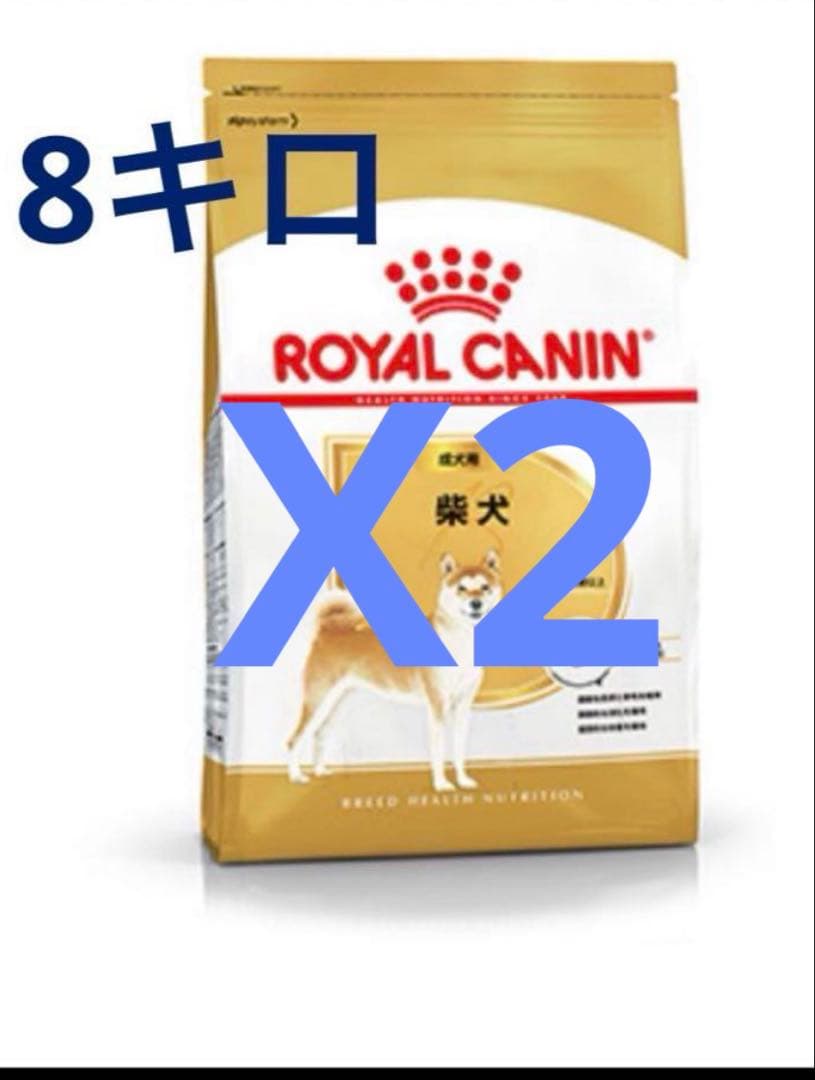 24時間以内発送　ロイヤルカナン柴犬専用8kgx2袋