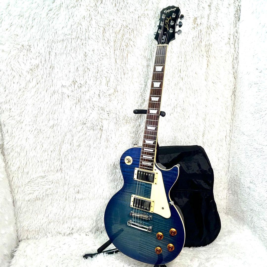【レアカラー】 Epiphone Les Paul Standard ブルー