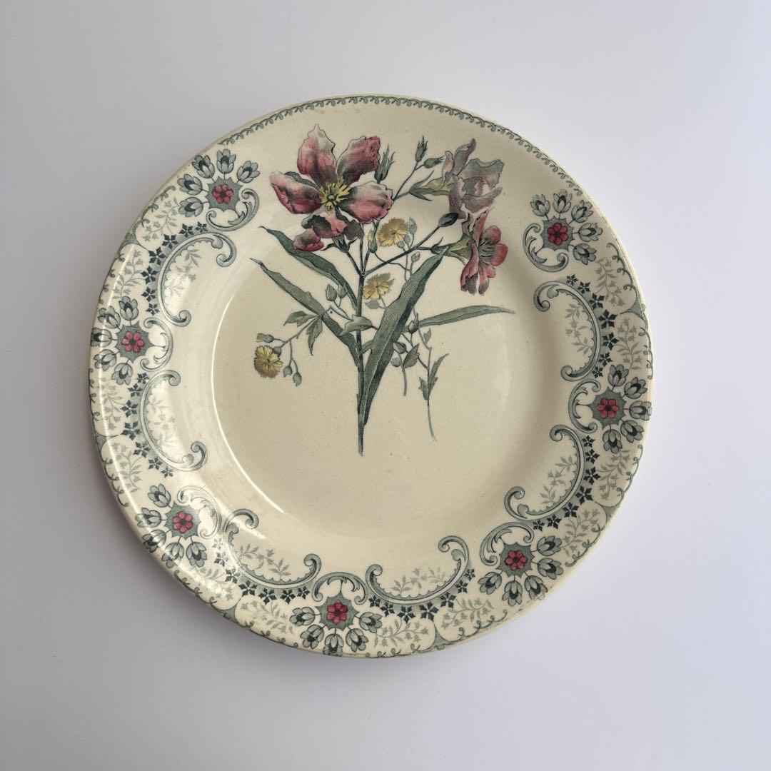 希少　フランスアンティーク　ジョワジールロワ　切り花　平皿