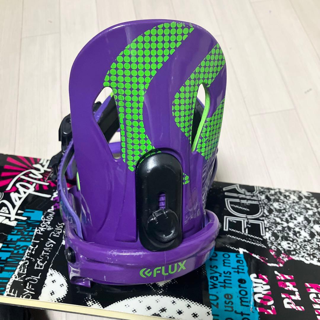 RIDE RAPTURE SERIESライドスノーボード147/FLUXバインS