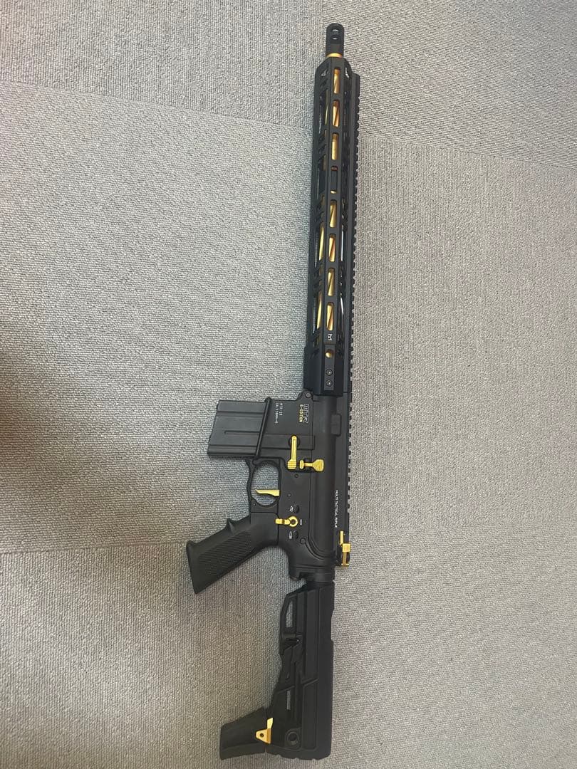 東京マルイMTR16 ガスガン ブラック/ゴールド