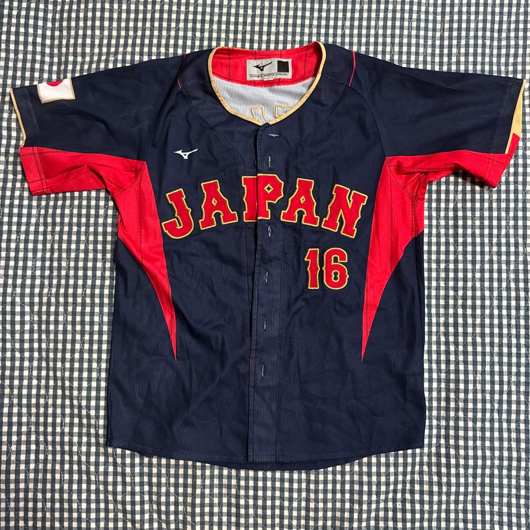 wbc レプリカユニフォーム 刺繍 大谷翔平 JFサイズ