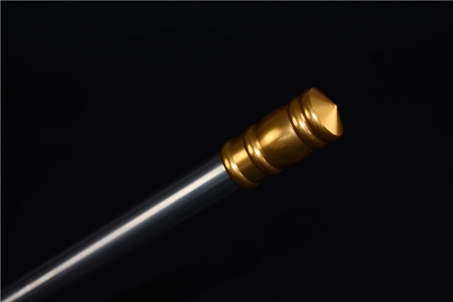 模様竜胆銃 古兵器   武具　刀装具　日本刀　模造刀   居合刀 長尺