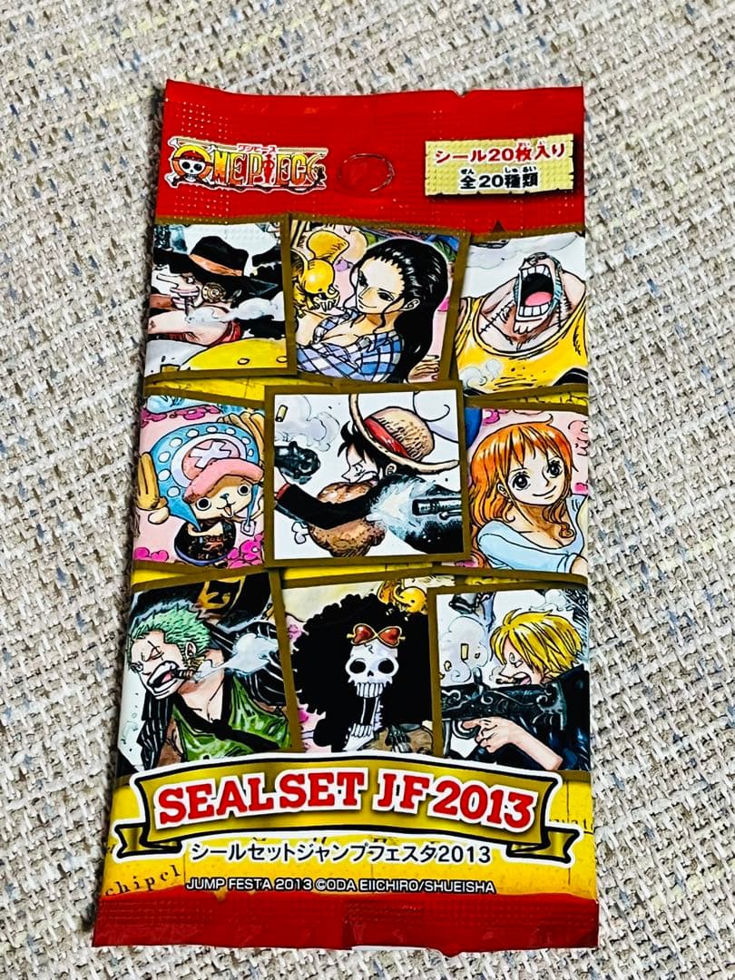 ワンピース ジャンプフェスタ 2013 シールセット ルフィ ゾロ ナミ ロビン