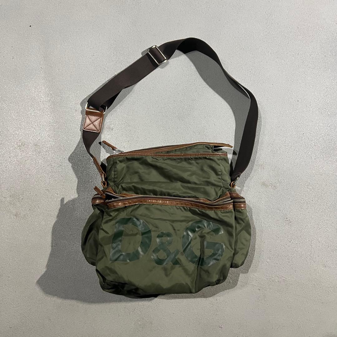 バッグ 00s D&G military shoulder bag
