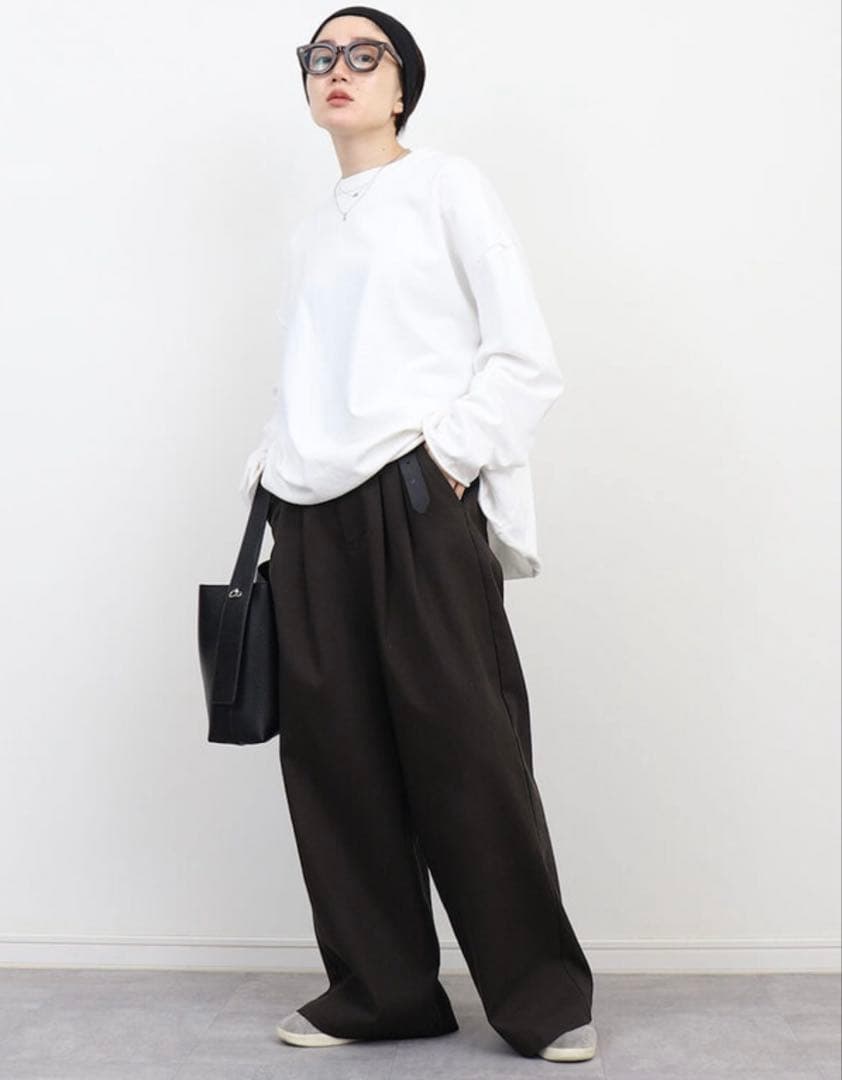 ★あいさん★【horme】ホルメ ルーズワイドイージーチノパンツ