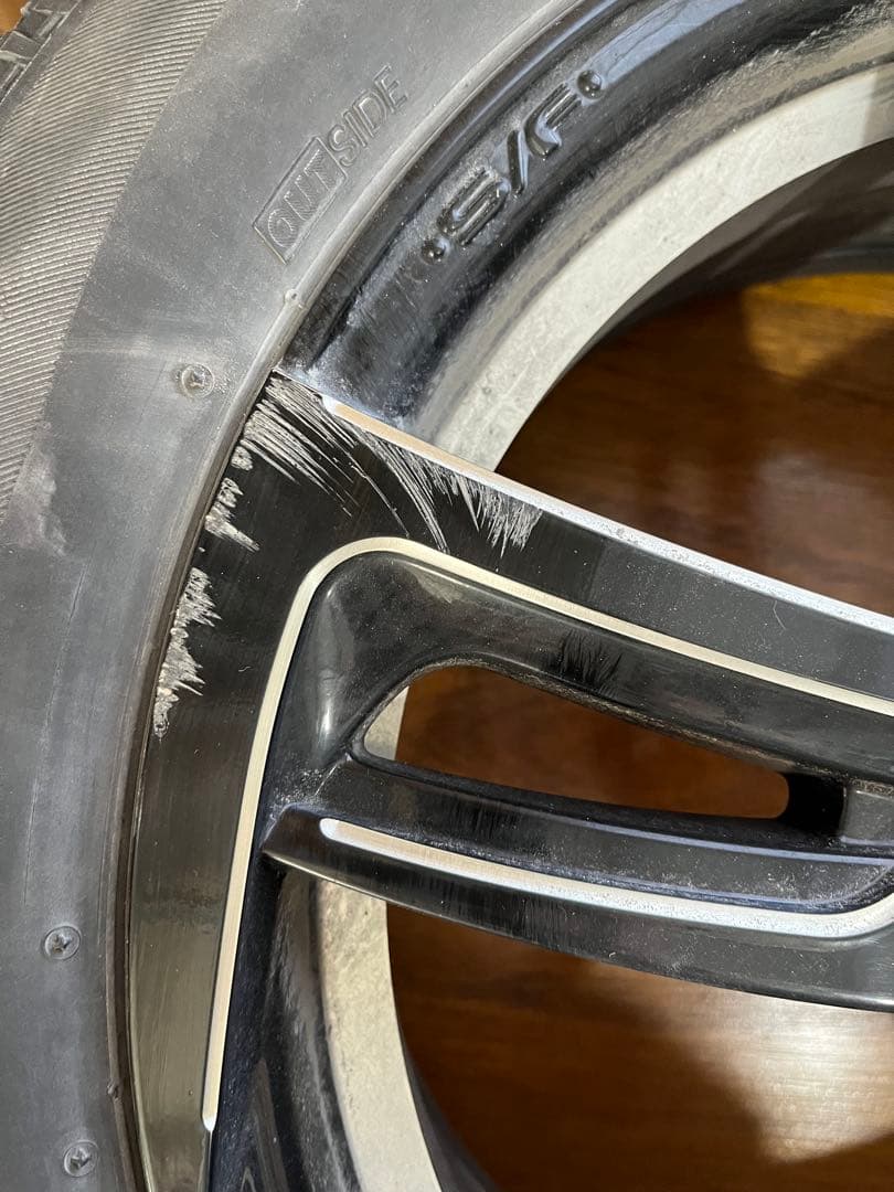 【送料込】ブリジストン スタッドレスタイヤ ホイールセット17インチ　オデッセイ