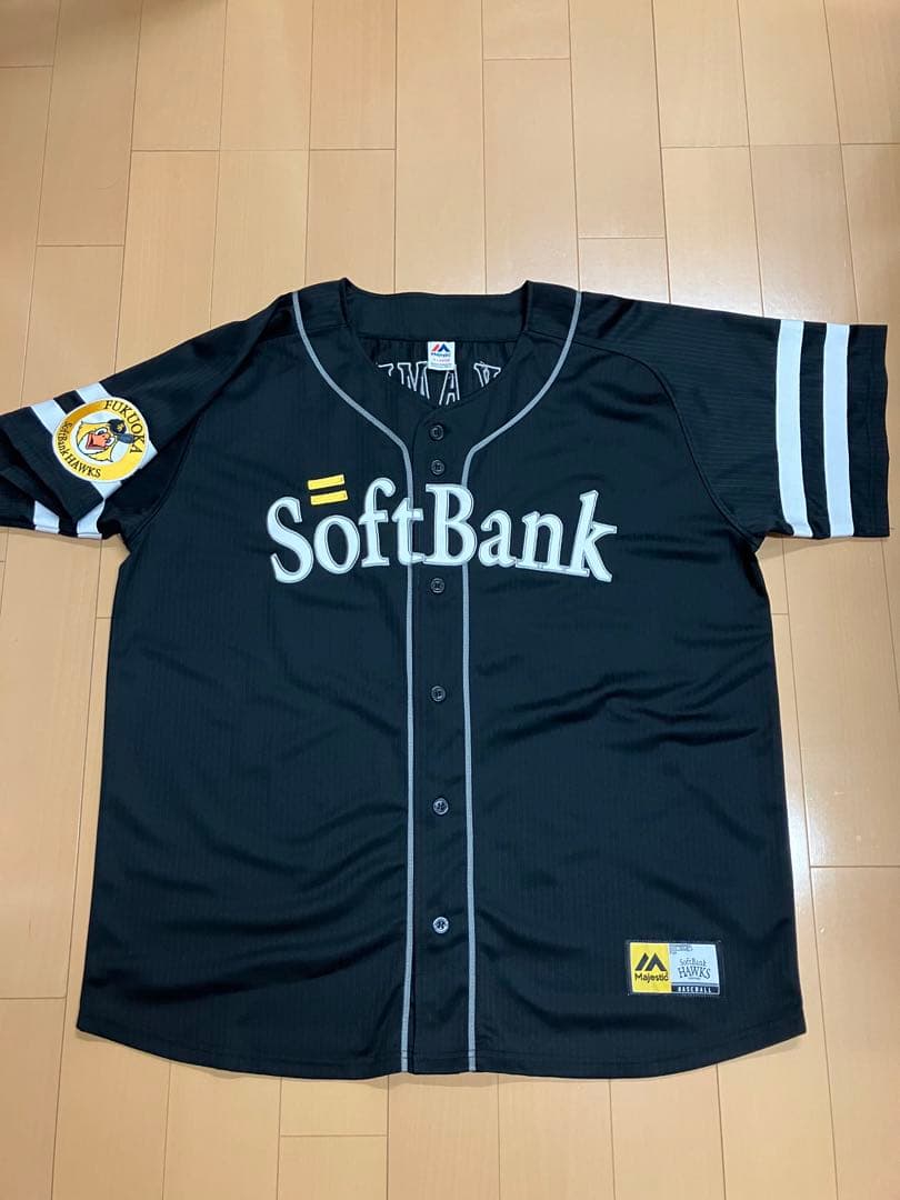 中村晃　ユニフォーム　福岡ソフトバンクホークス　レプリカ　ビジター　XL