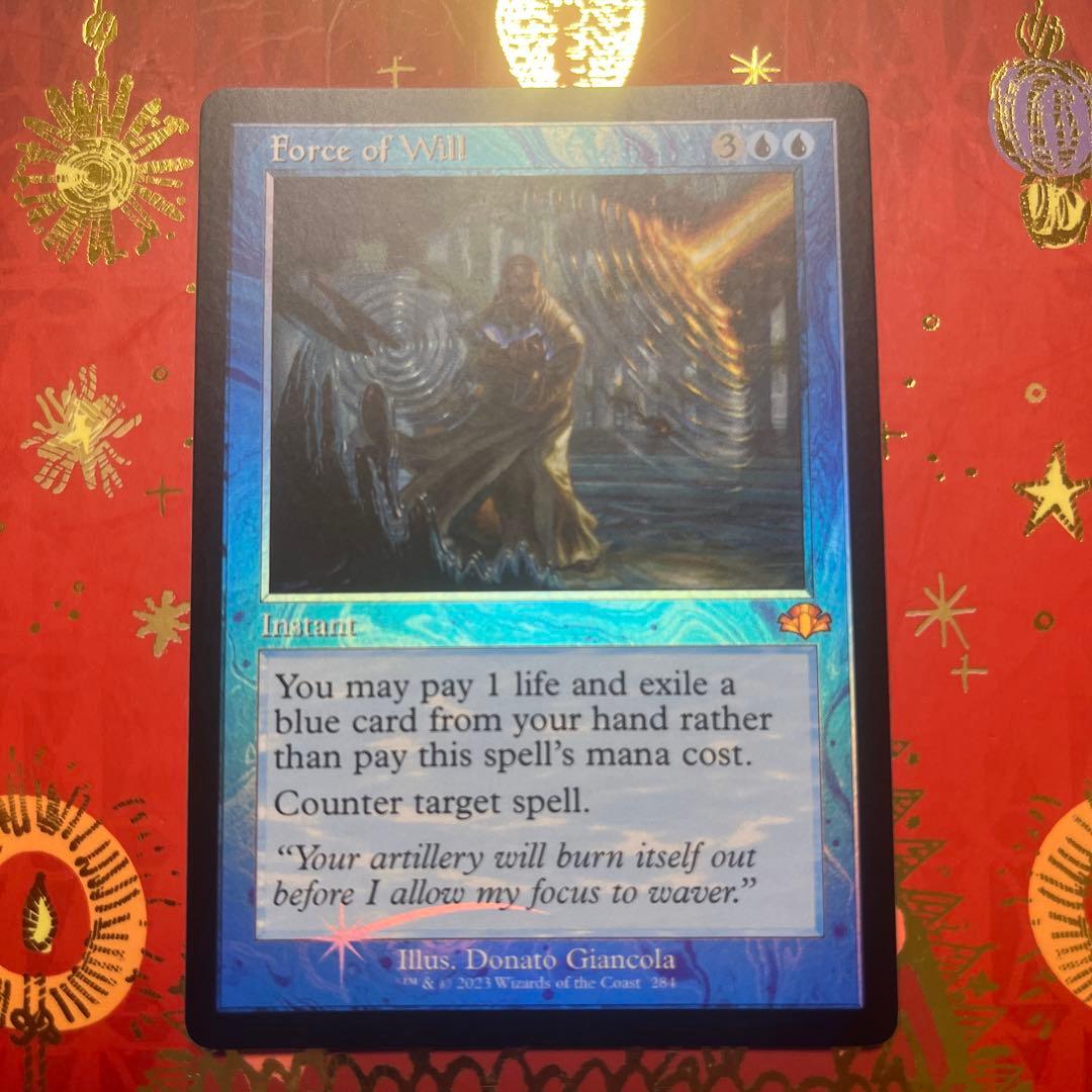 mtg 意志の力　foil 旧枠　英語