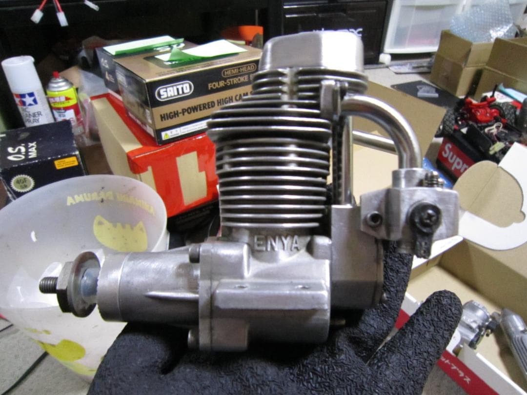 エンヤ 60-4C 模型 飛行機 大型 4ST エンジン　ENYA ENGINE