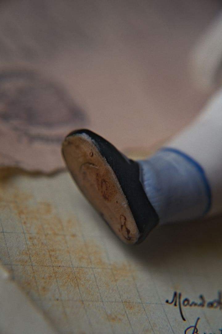 アンティーク ビスクドール ミニョネット ドイツ Hertwig オールビスク