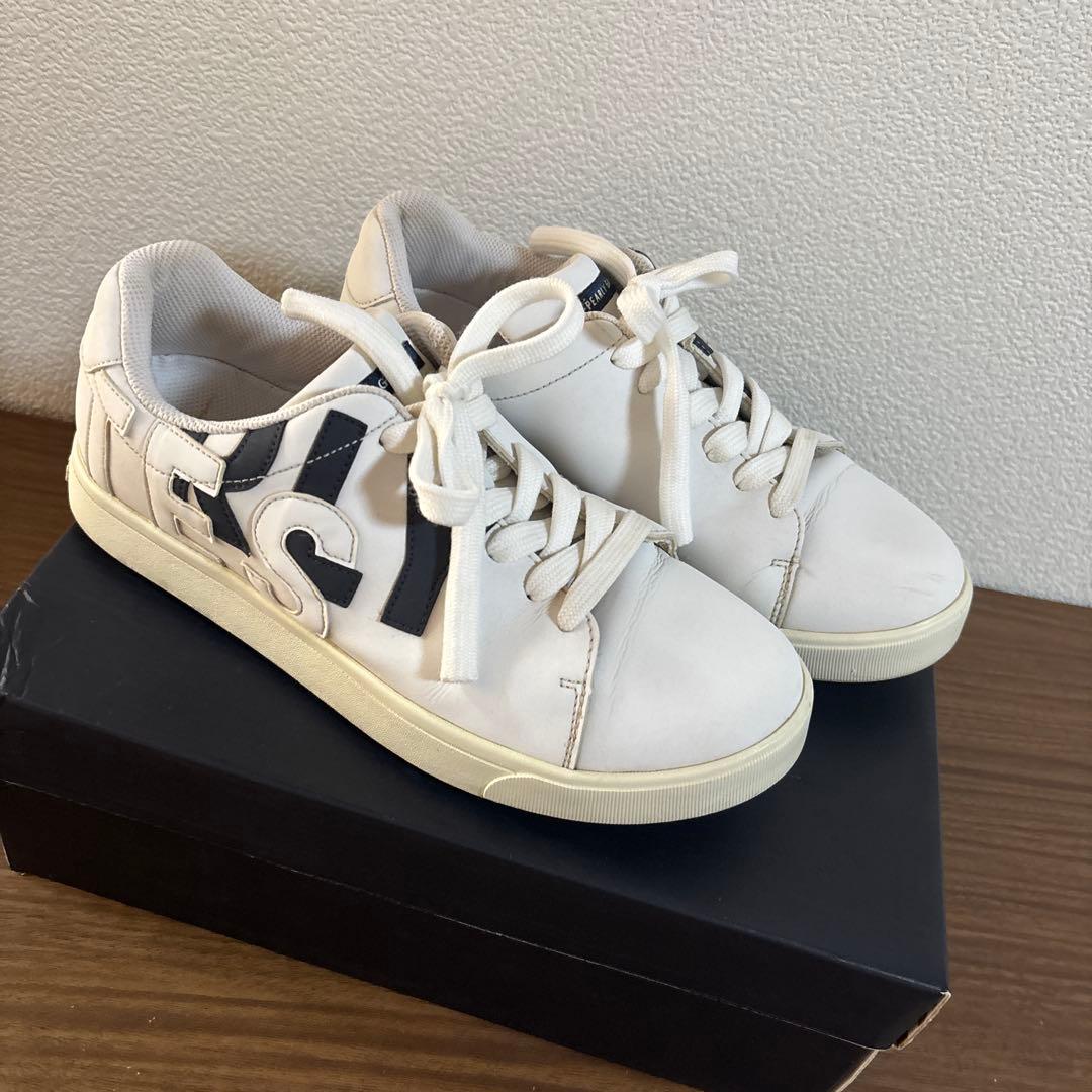 PEARLY GATES ロゴ入りスニーカー 23.0cm