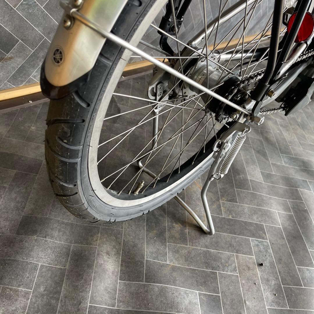ヤマハPAS CITY V電動アシスト自転車 グレー 24インチ バスケット付き