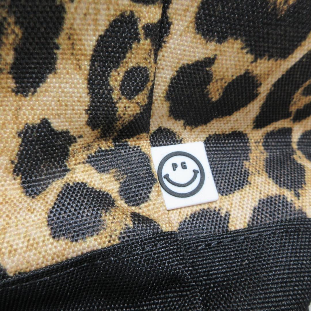 美品：パーリーゲイツ レオパード柄ロッカーバッグ