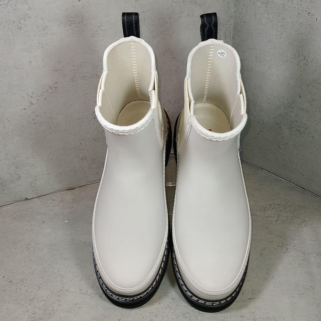 【HUNTER】サイドゴアレインブーツ　リファインド スティッチ ディテール