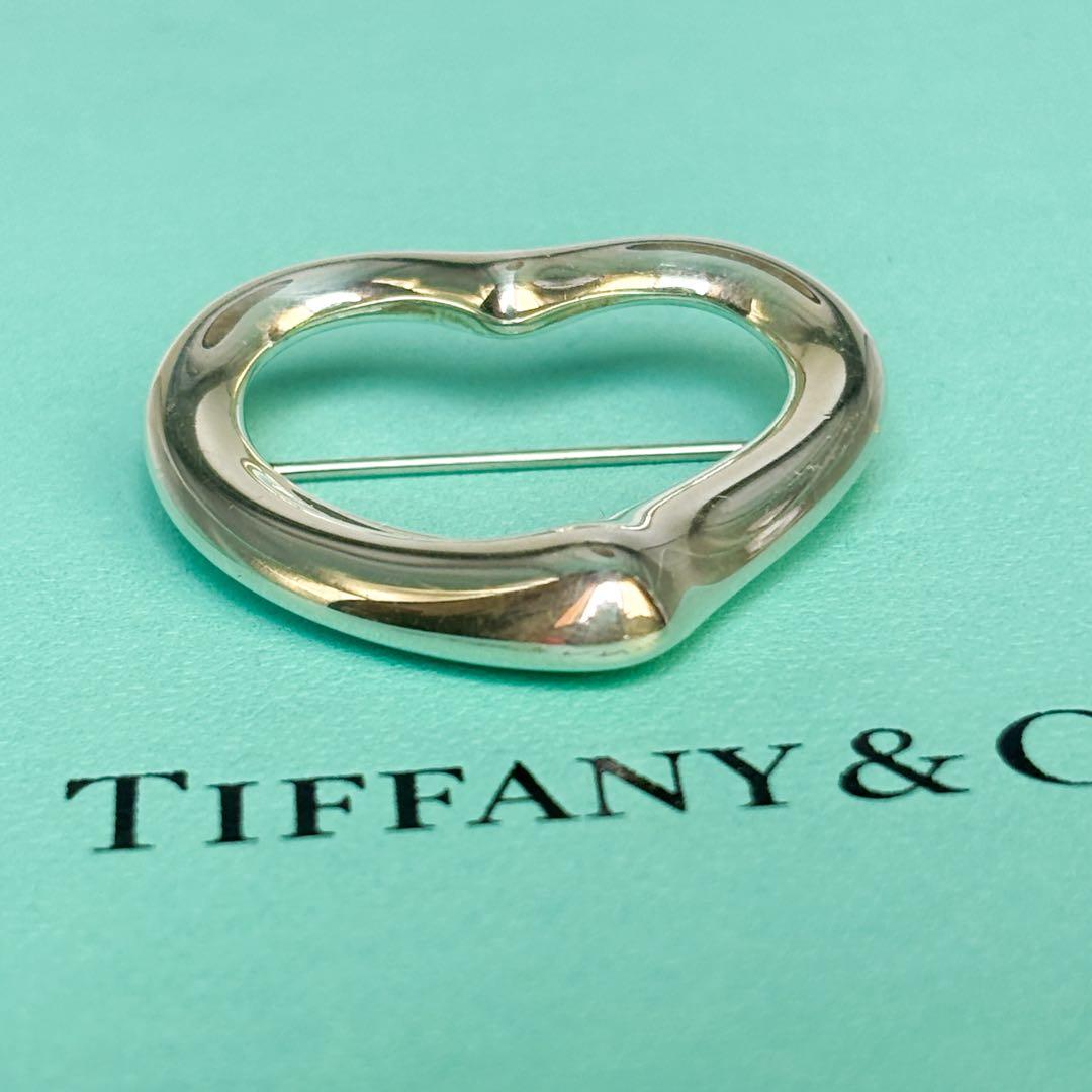 大サイズ★ティファニー エルサ・ペレッティ オープンハート ブローチ SV925