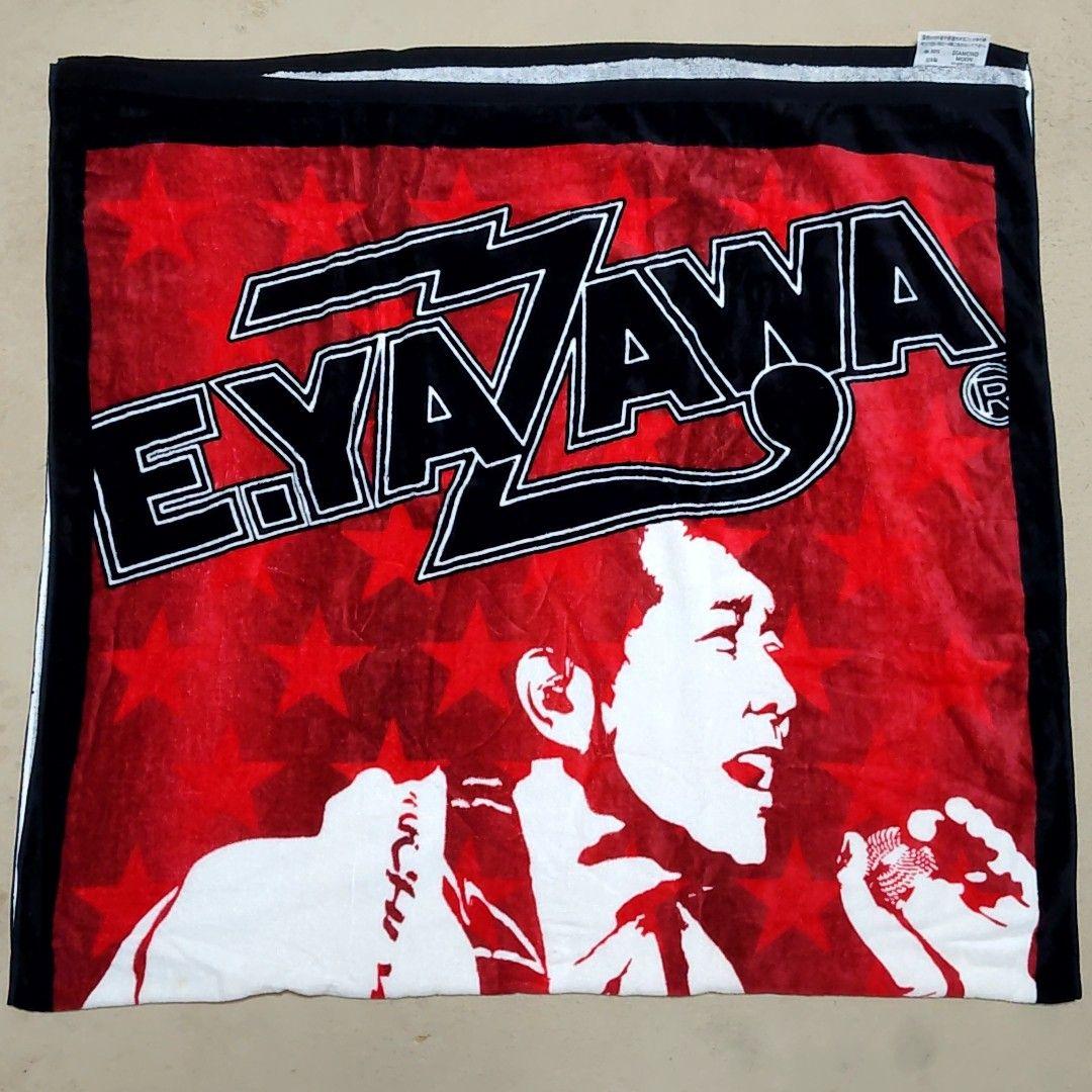 矢沢永吉 E YAZAWA 定番ロゴ 矢沢永吉 大判柄タオル