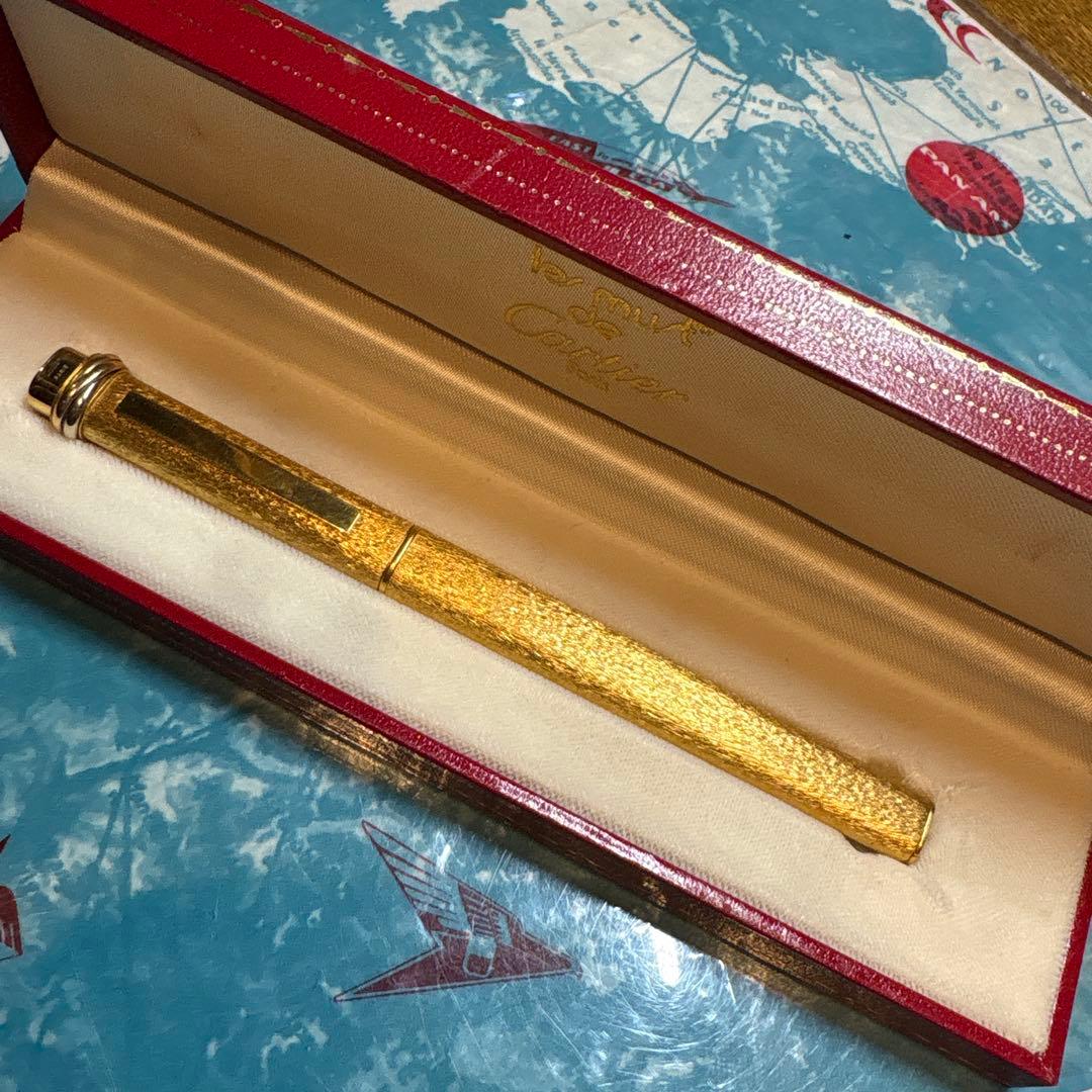カルティエ　トリニティボールペン　ケース付　状態良好