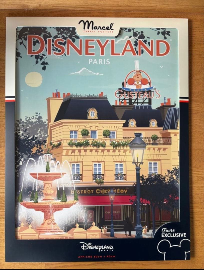 ディズニーランドパリ　ポスター　レミーMarcel