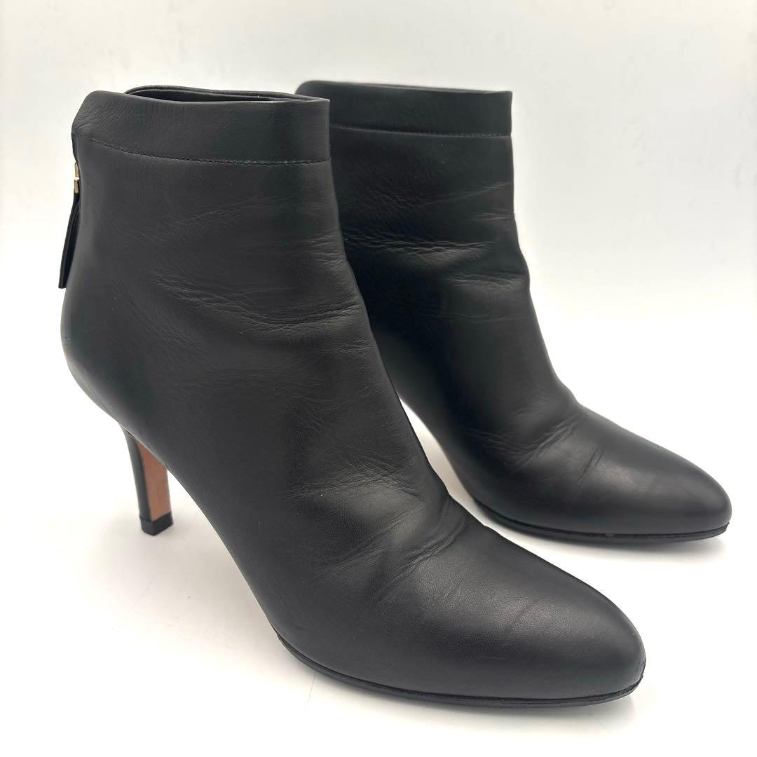 ✨美品✨ペリーコ TAXI バックジップ ショートブーツ【37】24cm 黒