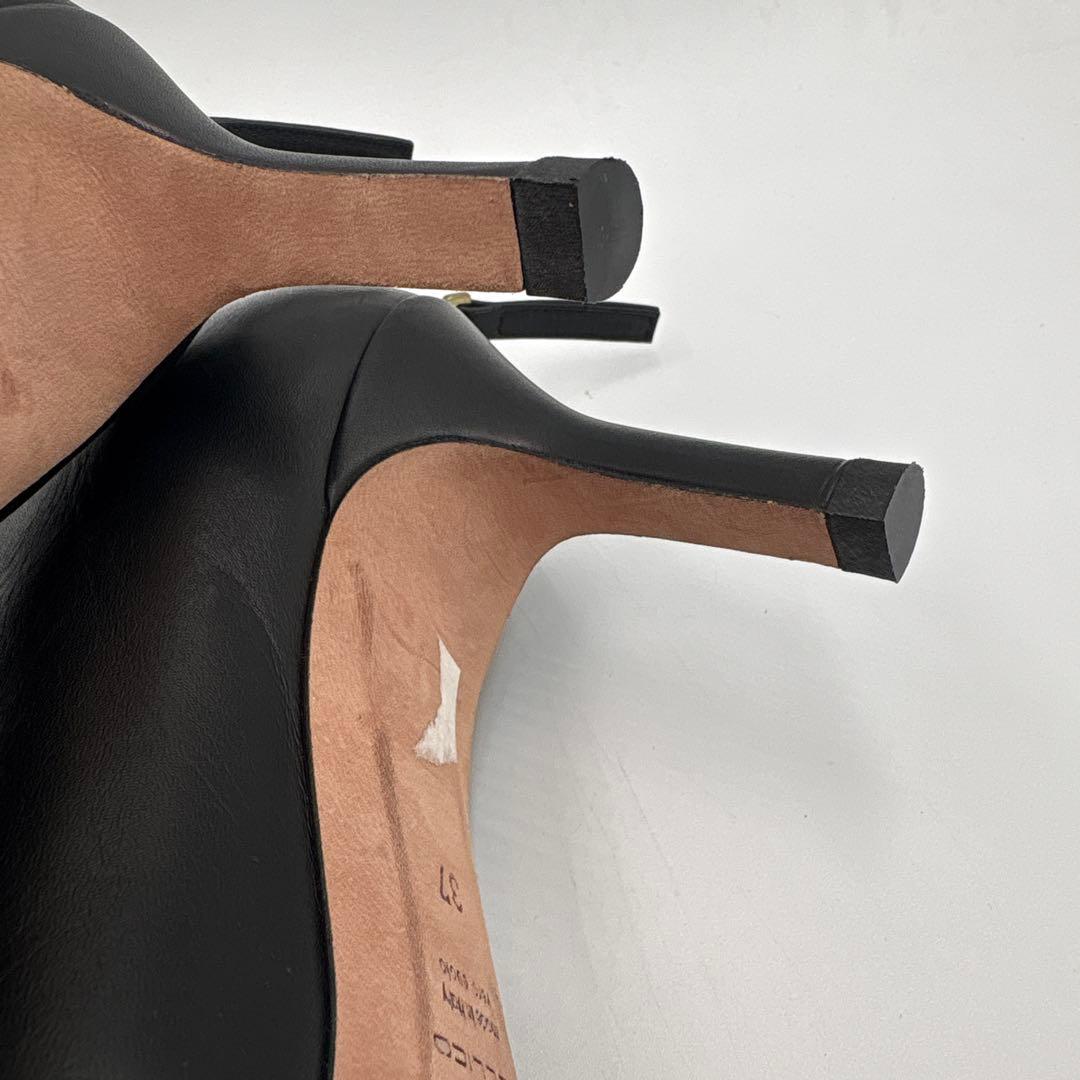 ✨美品✨ペリーコ TAXI バックジップ ショートブーツ【37】24cm 黒