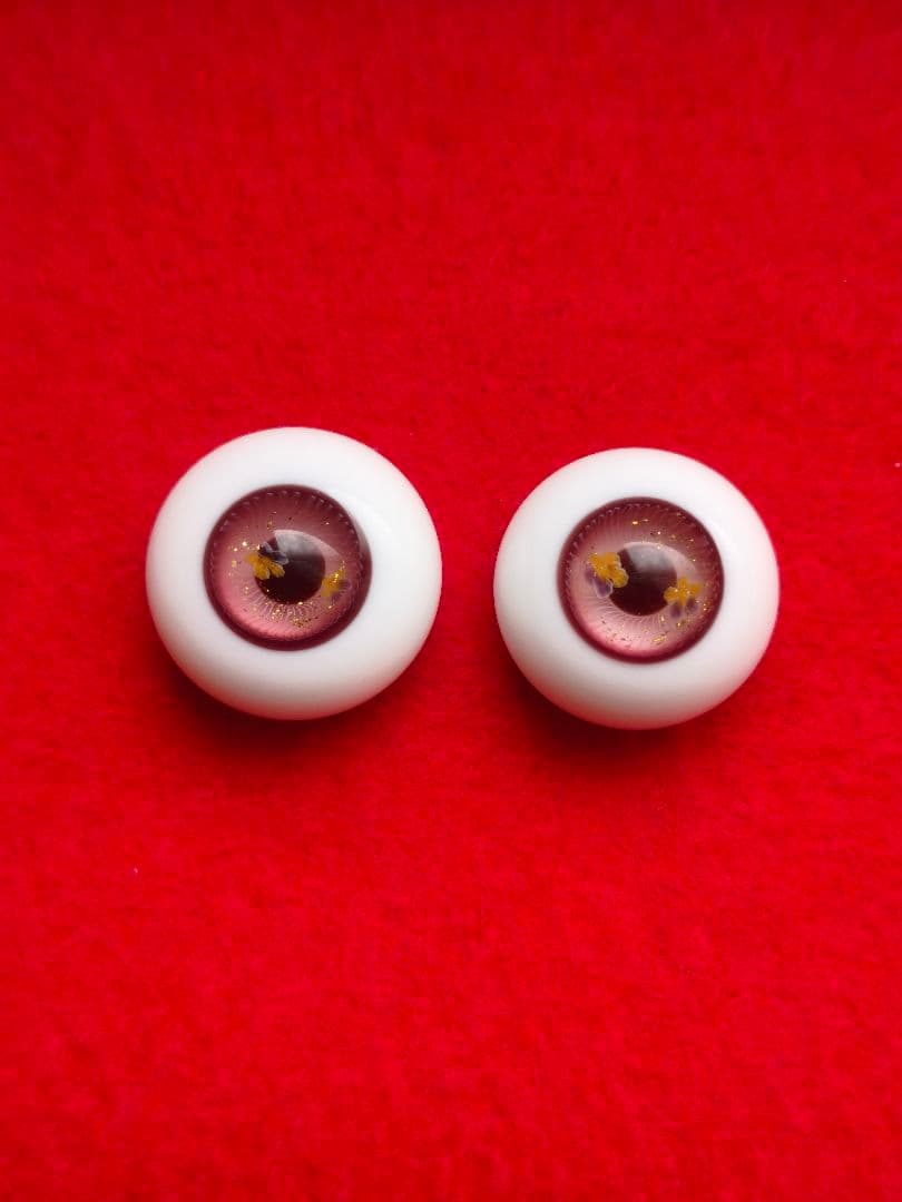 ミヤビグラスアイ　パンジー、忘れな草　16ミリ