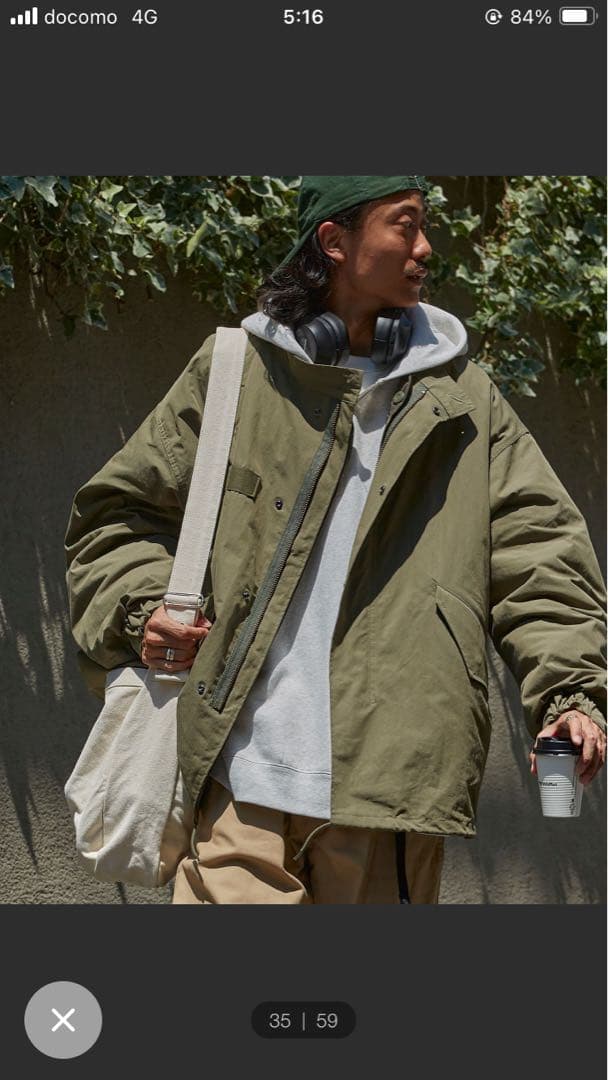 フリークスストア ショートモッズコート S