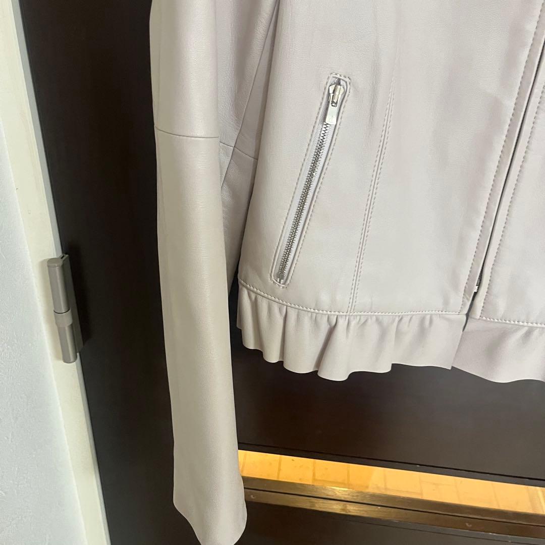 新品☆ ANAYI ラムレザークルー　ジャケット/セオリー、23区、ロペ