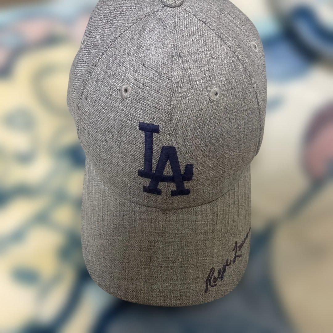 LA Dodgers Polo キャップ グレー M