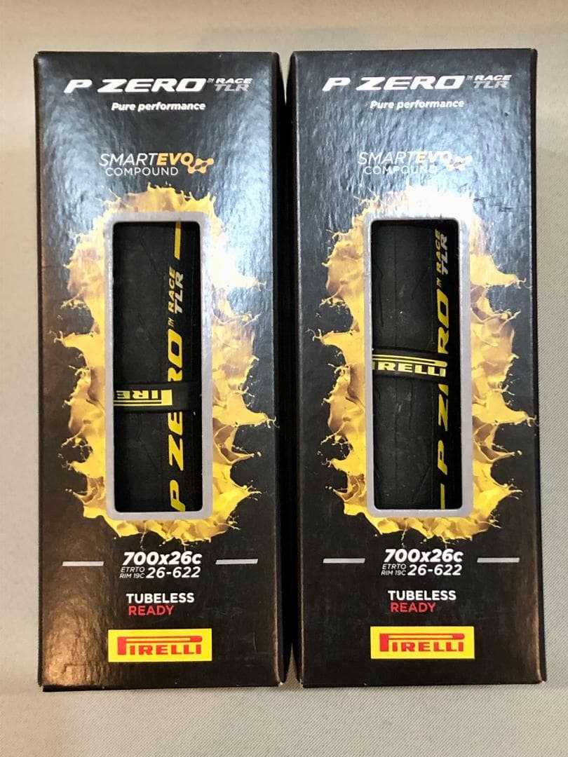 P ZERO チューブレスタイヤ 700x26C　イエローラベル2本セット