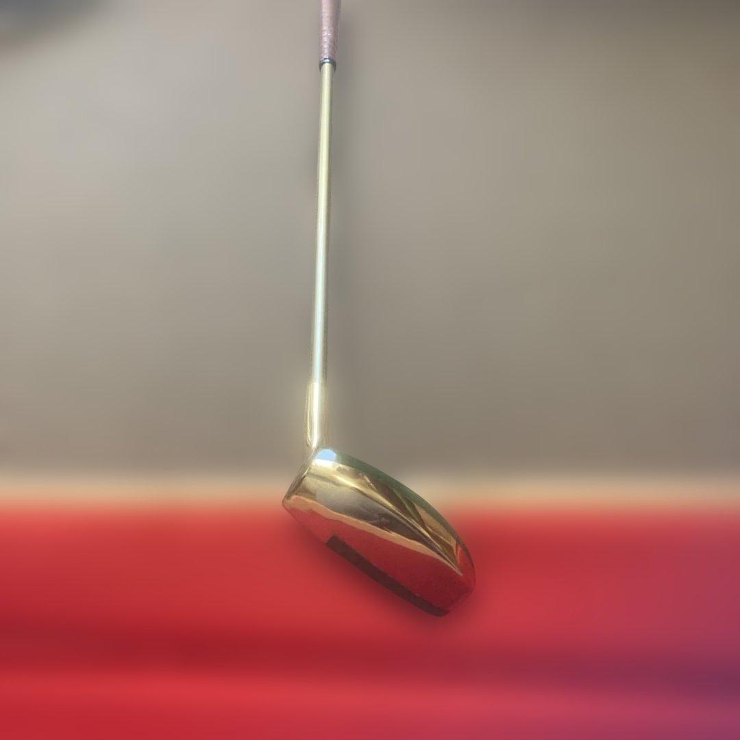 【希少】新品未使用 Deity 天然翡翠(ひすい) パター 木箱入り ゴルフ