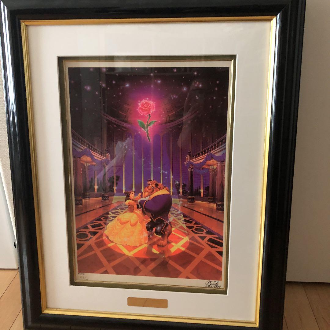 ディズニー美女と野獣　/シルクスクリーン