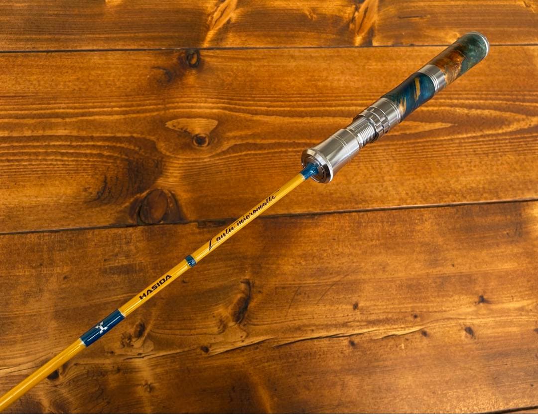 トラウトロッド　スピニング　502UL ウッドグリップ スタビライズドウッド