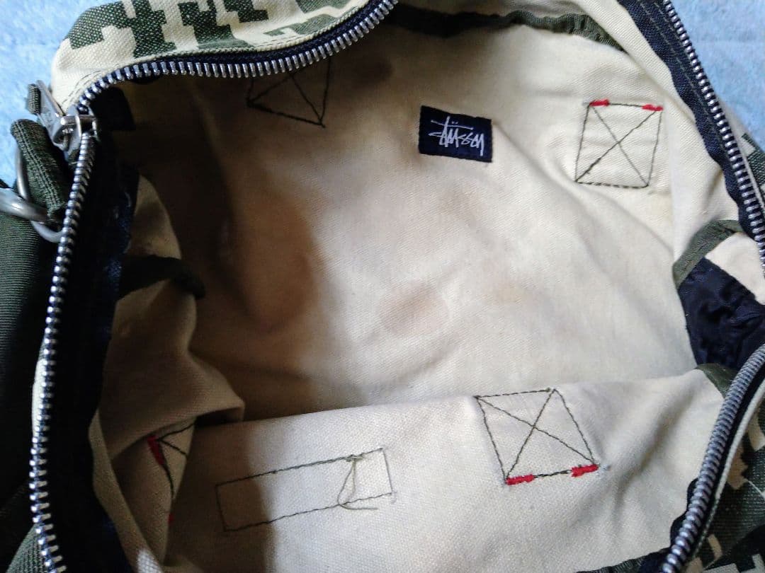 STUSSY デジカモ 迷彩 バッグ カモ ステューシー 90's レア 貴重