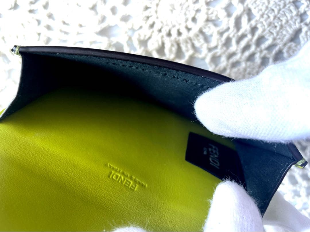 未使用品　FENDI フェンディ　バゲット　ウエストポーチ　ポーチのみ　グリーン