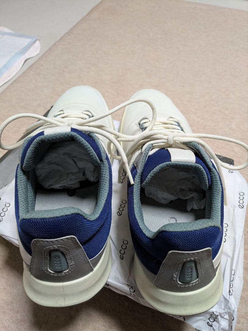 ECCO CORE レザーゴルフシューズ スパイクレス EU42