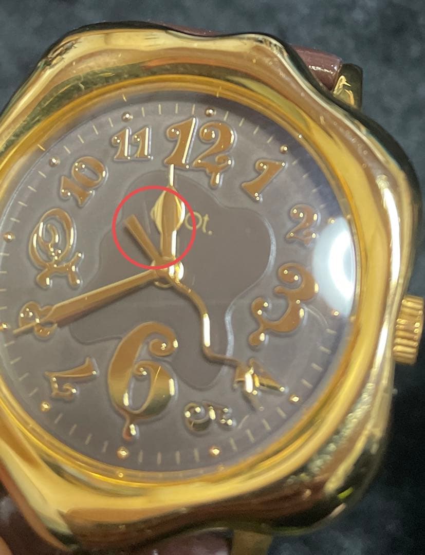 【10月下旬 電池・パッキン交換済み】 Q-pot トケトケイ ビター 腕時計