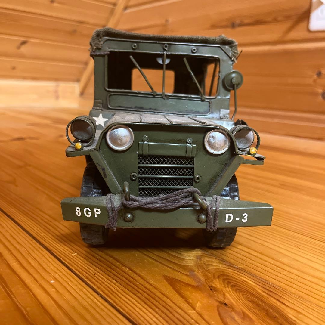 jeepメタル ブリキ ミリタリー　日本未発売