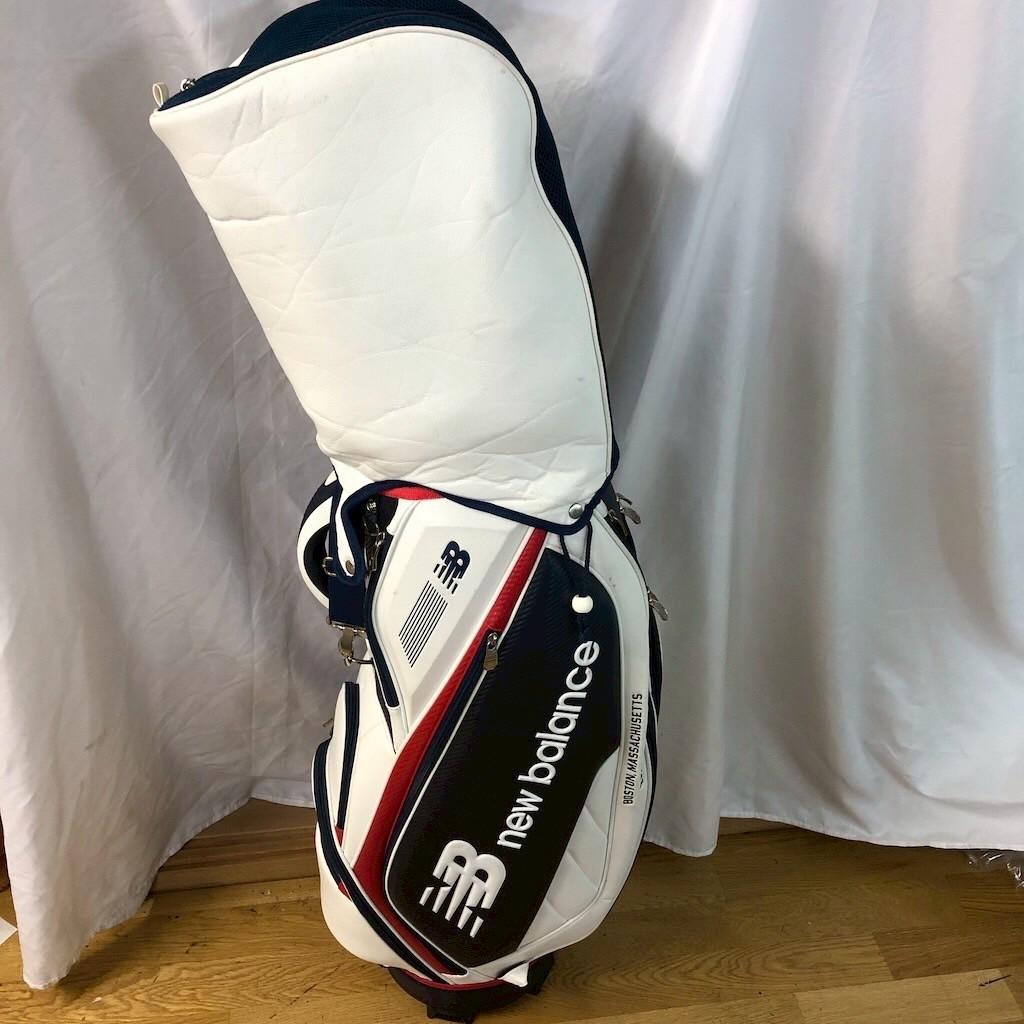New Balance ニューバランス ゴルフ キャディバッグ ホワイト ネイビ